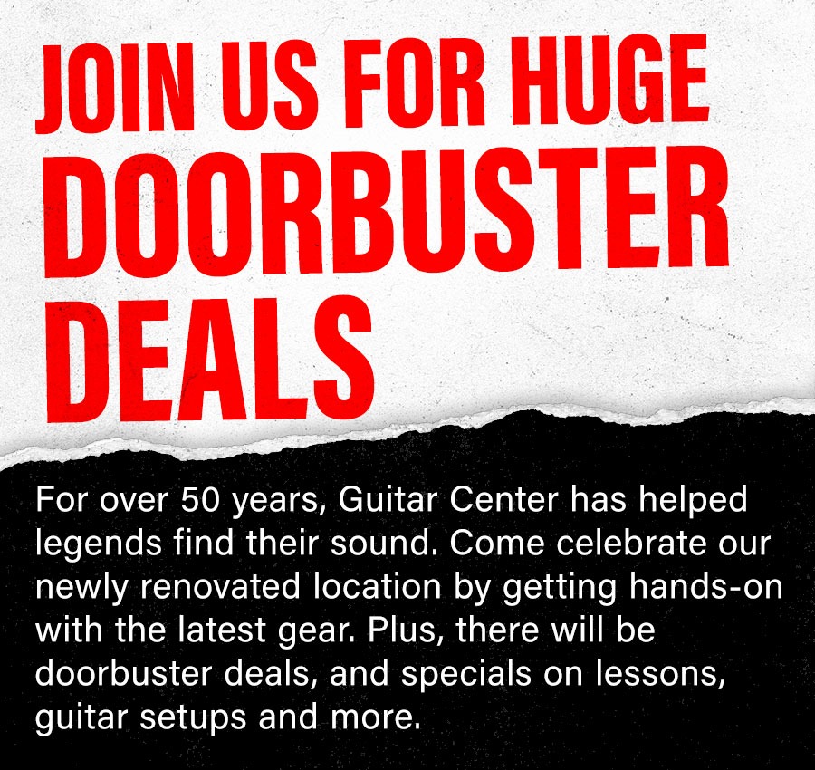 Join us for huge doorbuster deals